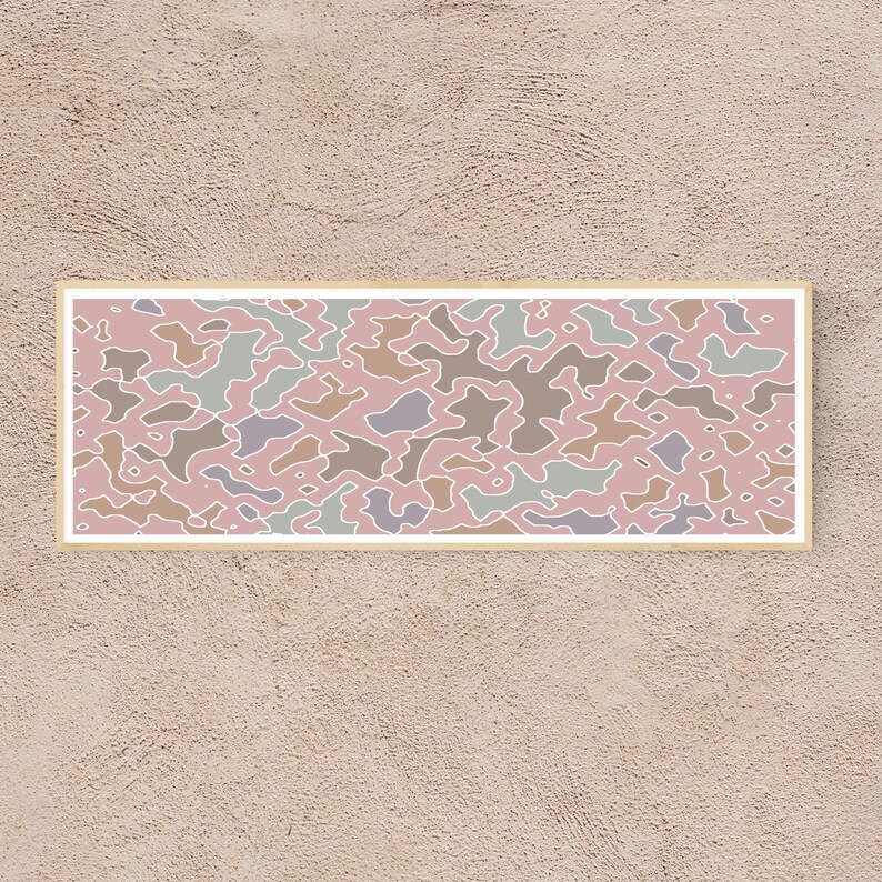 Long narrow / tall wall art printable horizontal wall art