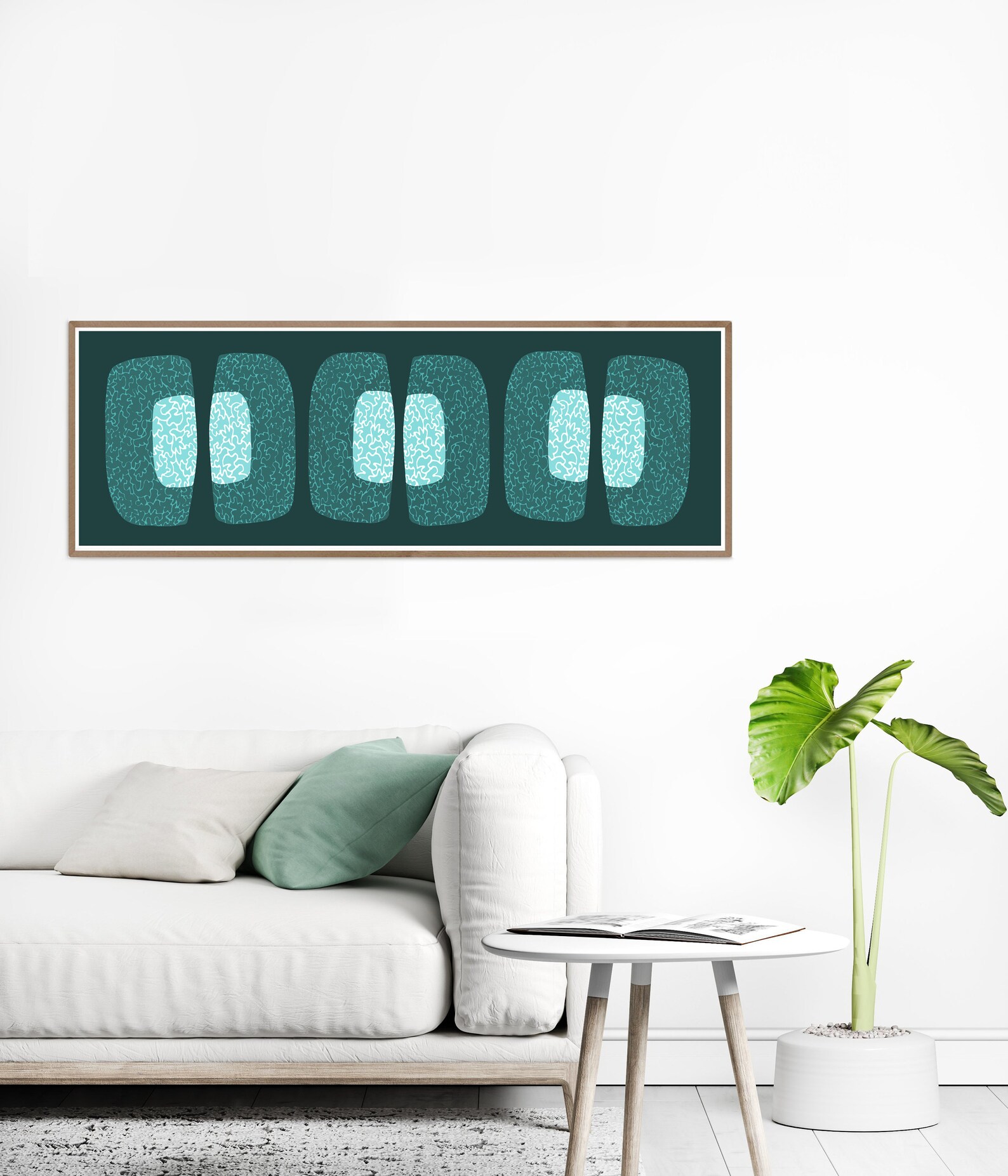 Long Narrow / Tall Thin Wall Art Printable Horizontal Wall Etsy