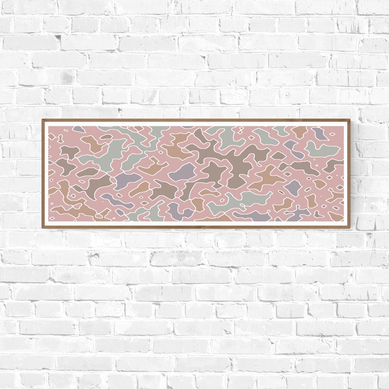 Long narrow / tall wall art printable horizontal wall art