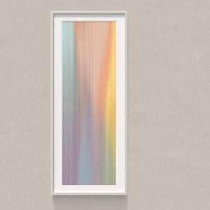 Tall narrow wall art, downloadable, printable art; abstract; peaceful; 12x36 wall art