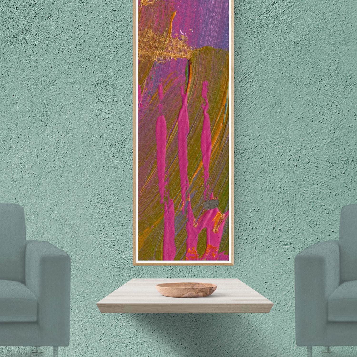 Long, Slim, 12x36 Art, Printable, Narrow Vertical Wall Art Modern, Wide