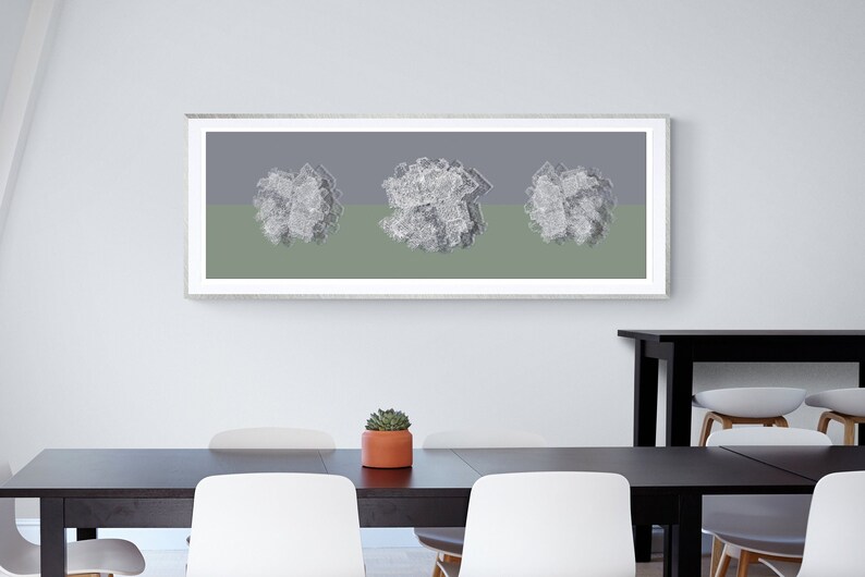 Wall Art Wide Narrow Wall Art 12x36, Wall Art for All Tall Walls 36x12