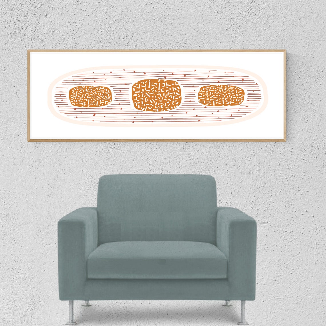 Tall Narrow Wall Art Print Horizontal or Vertical Long Etsy