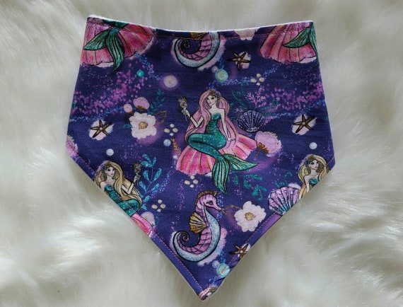 plain white bandana bibs