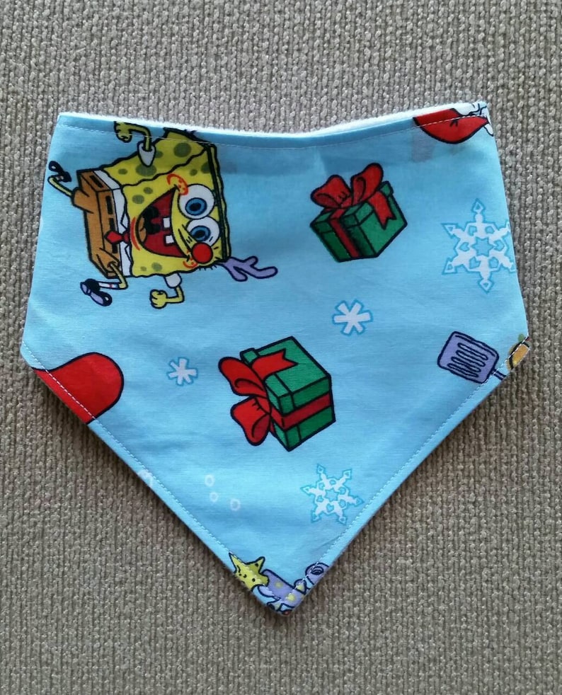 plain white bandana bibs