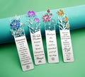 Engraved Birth Month Flower Bookmark, Floral Book Lover Gift, Birthday Gift for Her, Host Gift, Graduation, Retirement Gift, product logo
