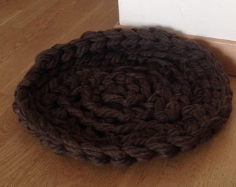 Katzenschlafmatte Katzenwollbett Braun col.5511