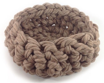 Cama para perros de lana Cama para perros de ganchillo Cama cueva para perros de punto grueso