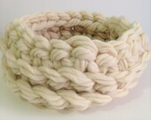 Crochet pet bed cave Soft and sturdy merino wool pet bed