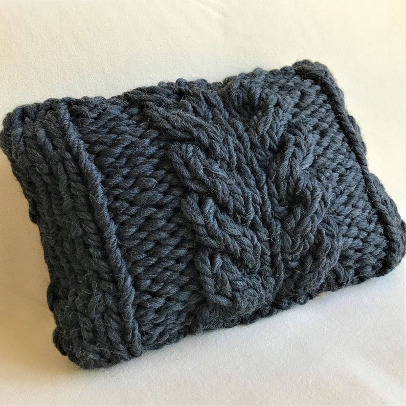 Giant Wool Cushion Case Giant Yarn Pillow Case Extreme Knit Etsy