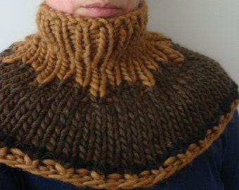 Dark academia clothing Women outfit Knitted turtleneck dickie collar