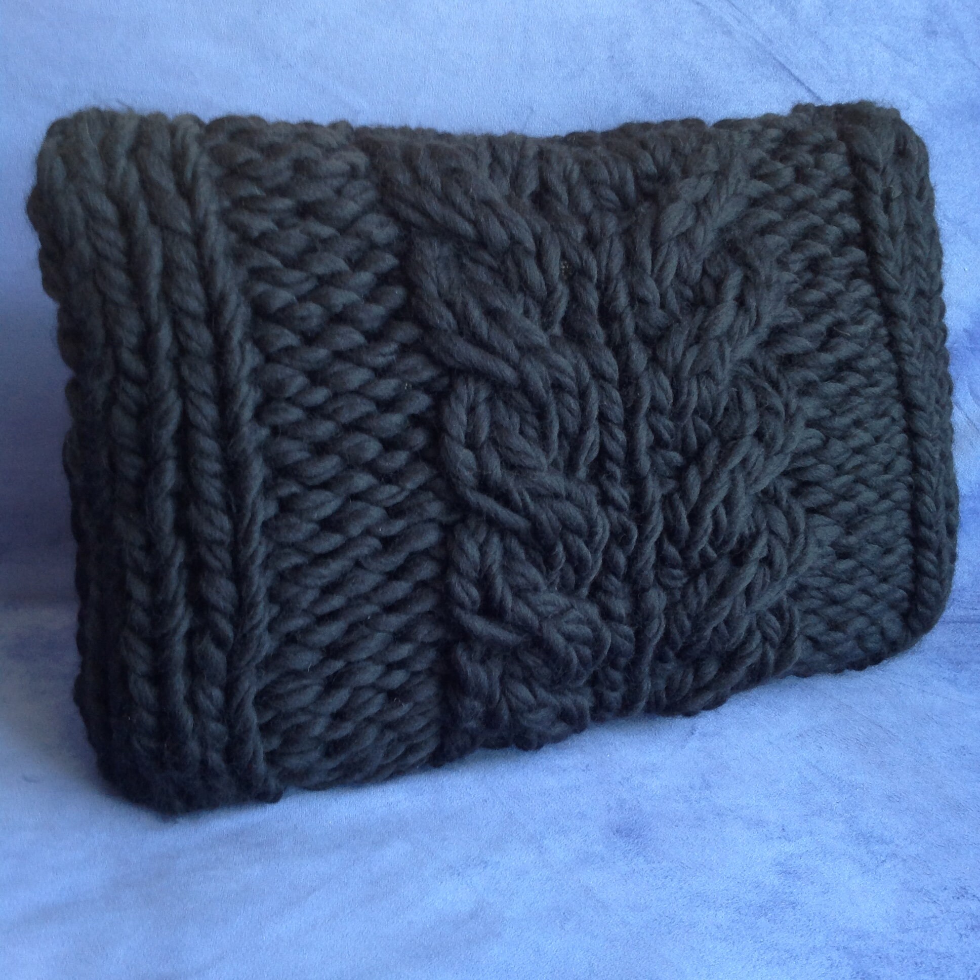 Cable Knit Pillow Pattern Chunky Knitting Pattern Wool Cushion Etsy