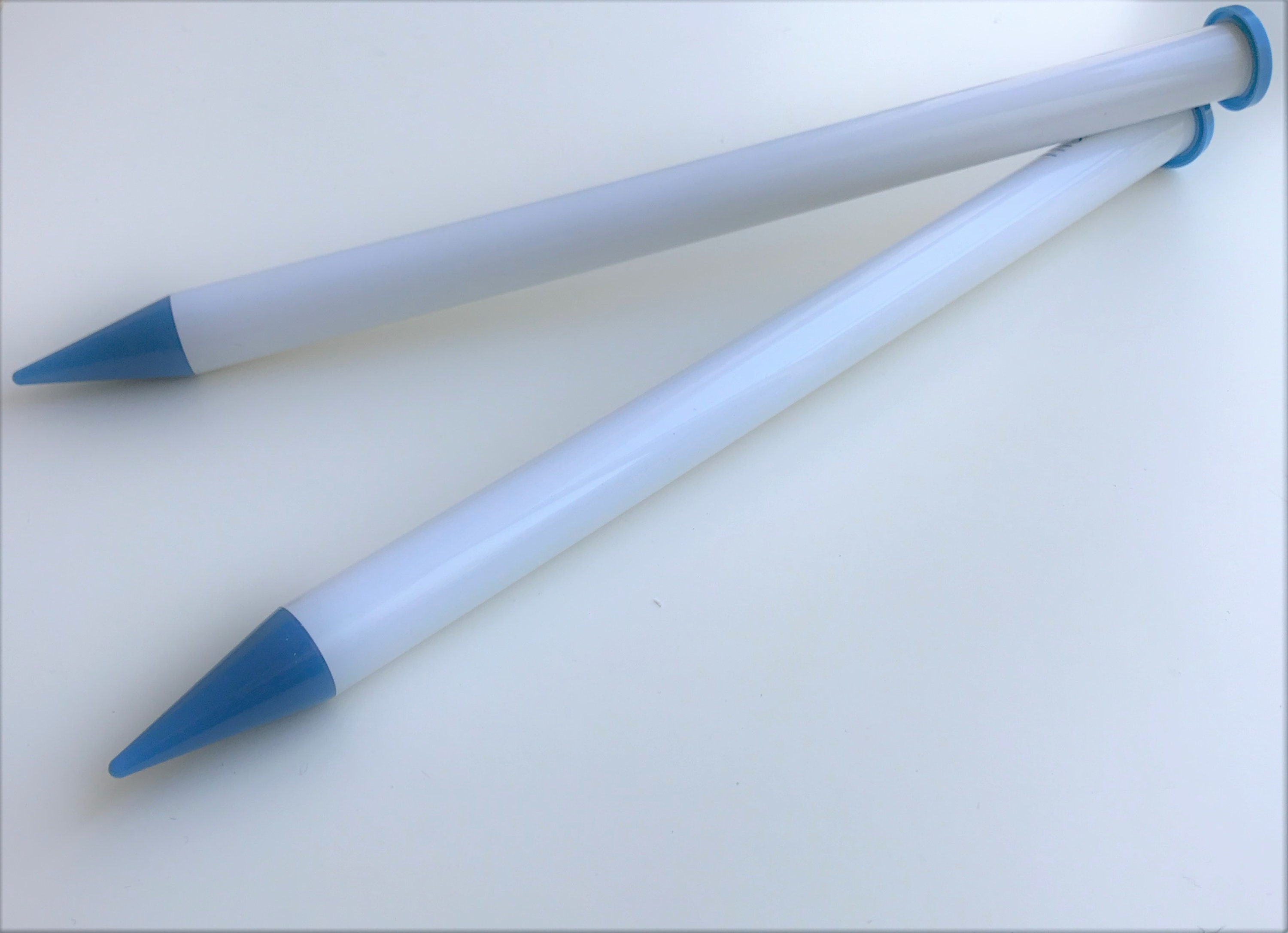 Large Knitting Needles Size 35 US / 20 Mm / Straight Plastic Etsy