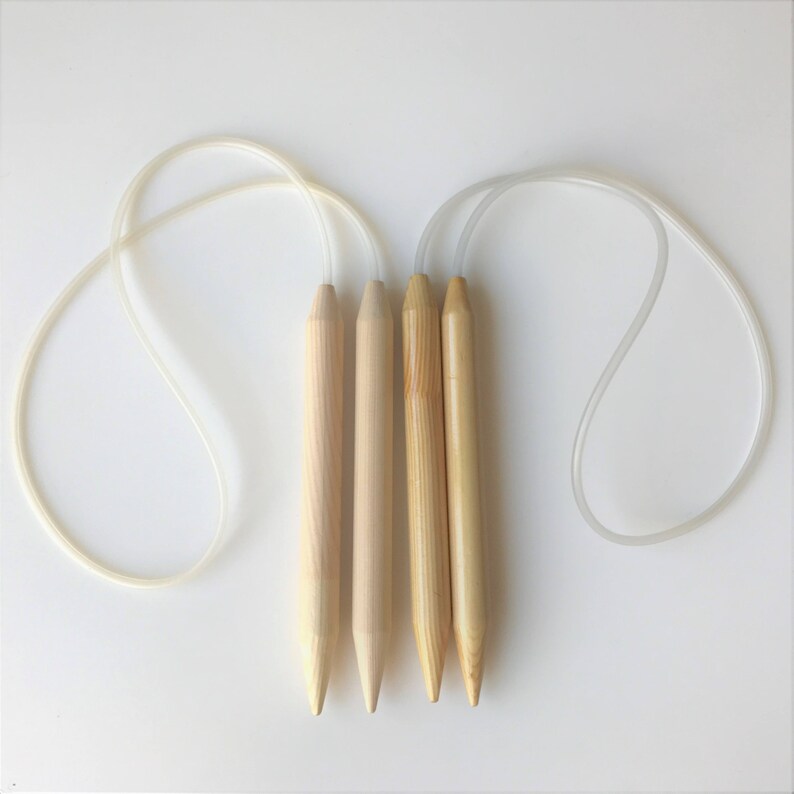 Wooden Circular Knitting Needles Large US Size 35 20mm us35 Etsy