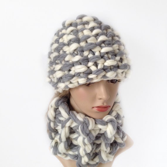 chunky wool hat