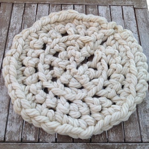Rustic tree skirt Christmas crochet tree skirts Modern handmade christmas decor Ivory white col.5508