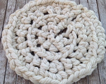 Rustic tree skirt Christmas crochet tree skirts Modern handmade christmas decor Ivory white col.5508