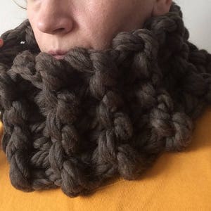 Chunky Knit Scarf Chunky Infinity Scarf Super Chunky Scarf - Etsy