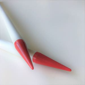 Size 17 knitting needles / US 17 / 12mm / Straight, plastic, single point 12 mm chunky knit needle image 2