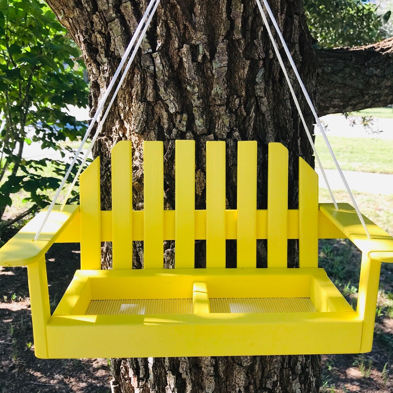 Porch swing bird feeder Etsy