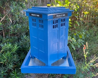 Dr. Who TARDIS Bird Feeder