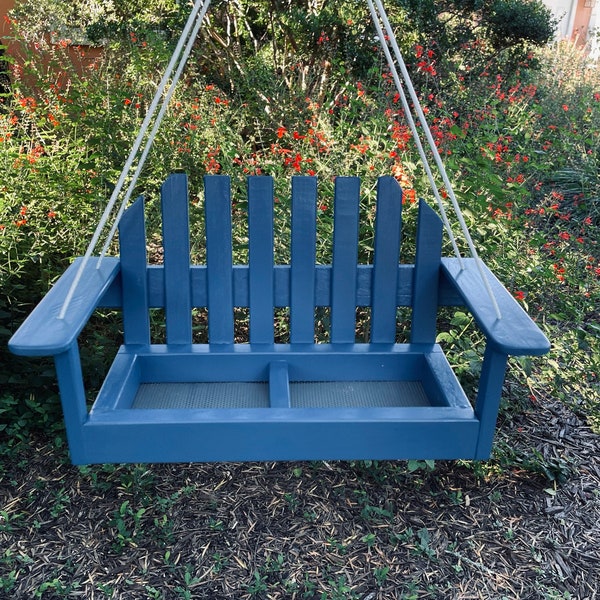 porch swing bird feeder