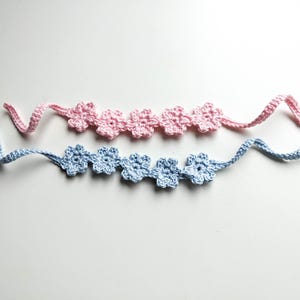 Twin Baby Bracelets Set of 2 - Crochet Anklets for Identical Twins - Choose Colors
