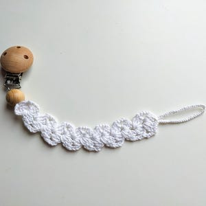 Crochet Pacifier Clip - Pacifier Holder