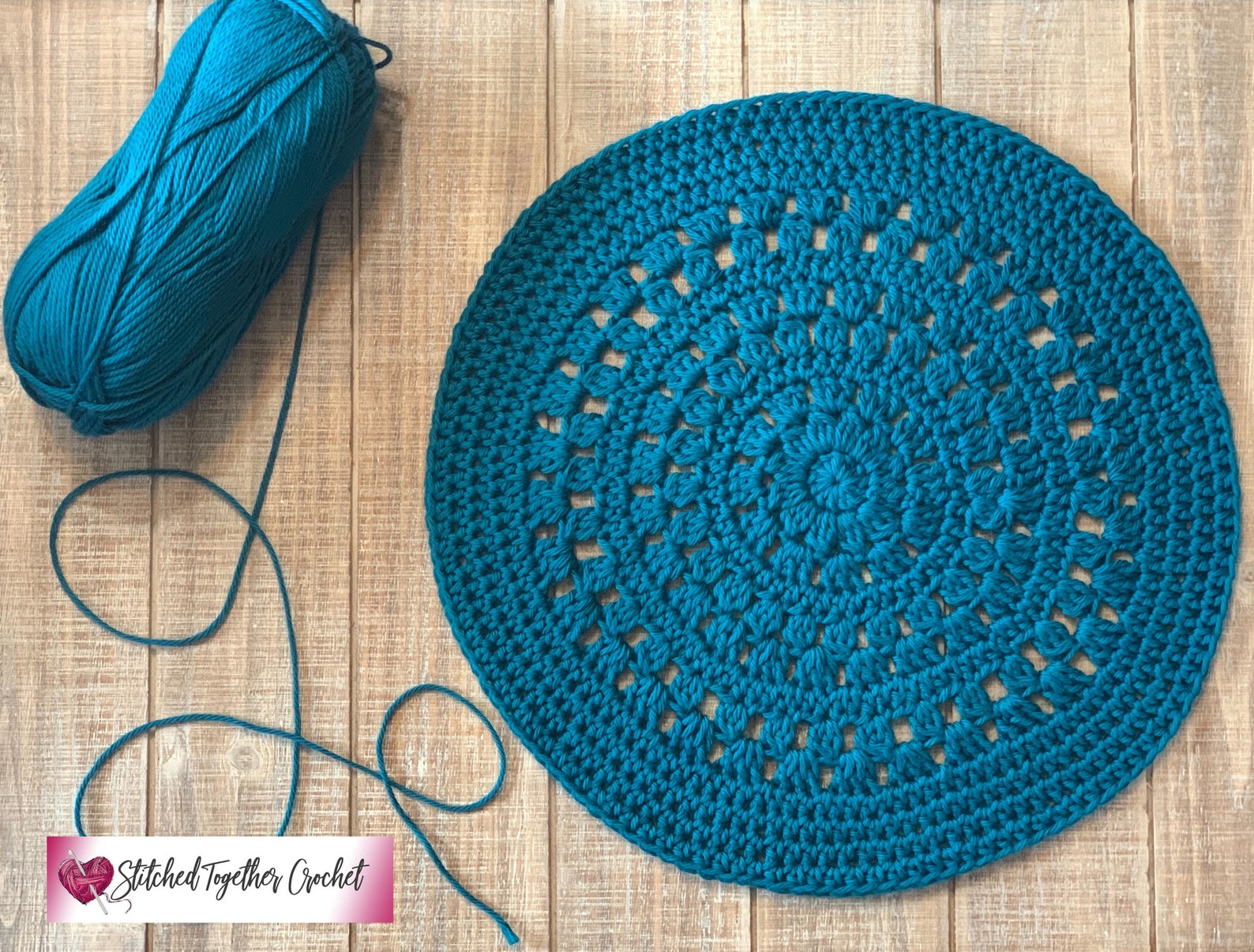 Farmhouse Placemats Round Placemats Crochet Placemats Etsy