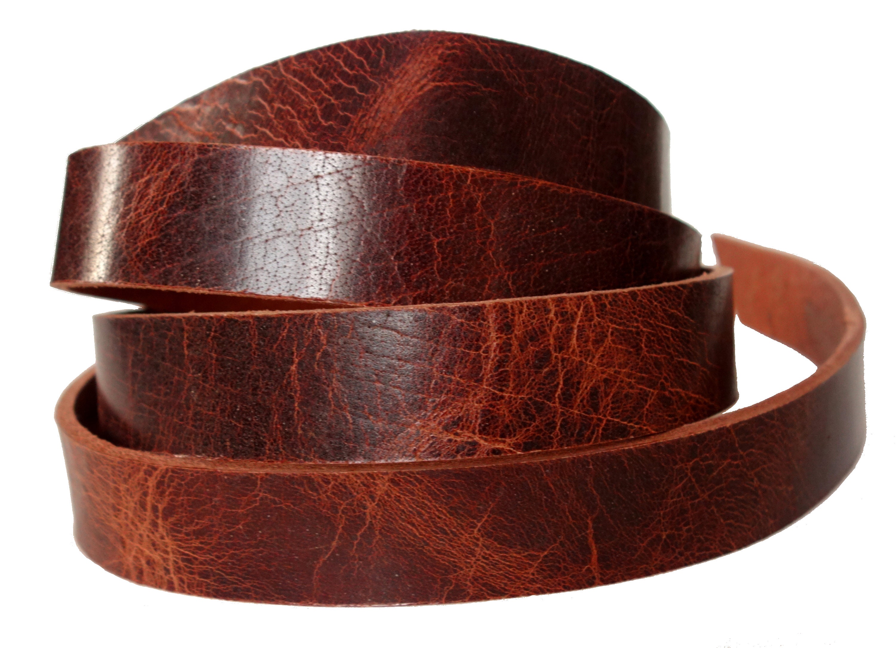 Michaels Brown Leather Strip by ArtMinds, Size: 1.5” x 42”
