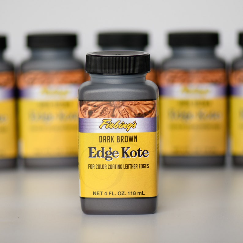 Leather Edge Paint for Coloring Leather Edges. 4 Oz. Bottles Etsy