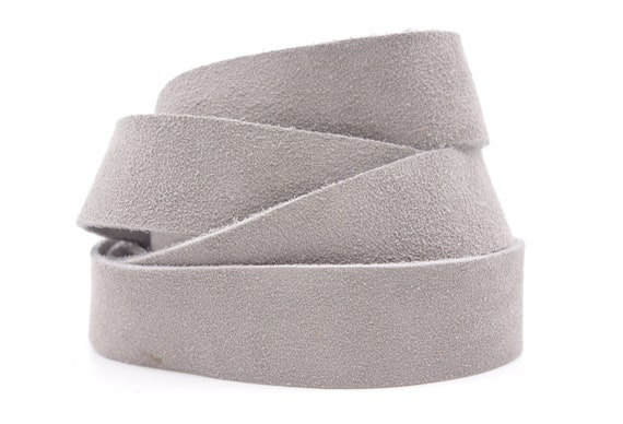 Hat Bands 48 and up to 60 Inches Length 4-4.5 oz Thick For Jewelry Making Leather Crafters Strips of Suede Leather White up to 24