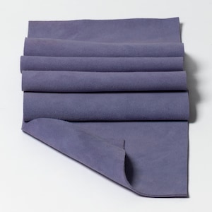 Lilac Large Size Soft Suede Leather Panel Pieces 12x12 20x20 (Click On Item Details and scroll down for More Sizes)