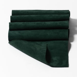 Forest Large Size Soft Suede Leather Panel Pieces 12x12 20x20 (Click On Item Details and scroll down for More Sizes)