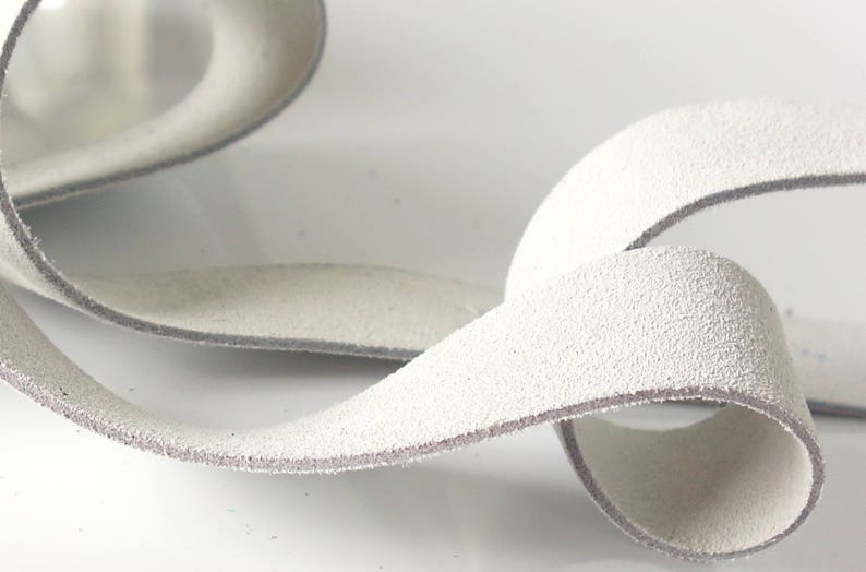 Hat Bands 48 and up to 60 Inches Length 4-4.5 oz Thick For Jewelry Making Leather Crafters Strips of Suede Leather White up to 24