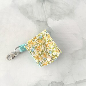 Jewelry Travel Organizer Roll Case Cotton Fabric Snap Closure Pouch Storage Accessory Holder Bag Compact Trip Essentials Bridesmaid Gift Gym bild 6