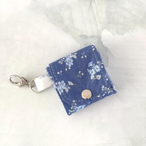 Jewelry Travel Organizer Roll Case Cotton Fabric Snap Closure Pouch Storage Accessory Holder Bag Compact Trip Essentials Bridesmaid Gift Gym bild 8