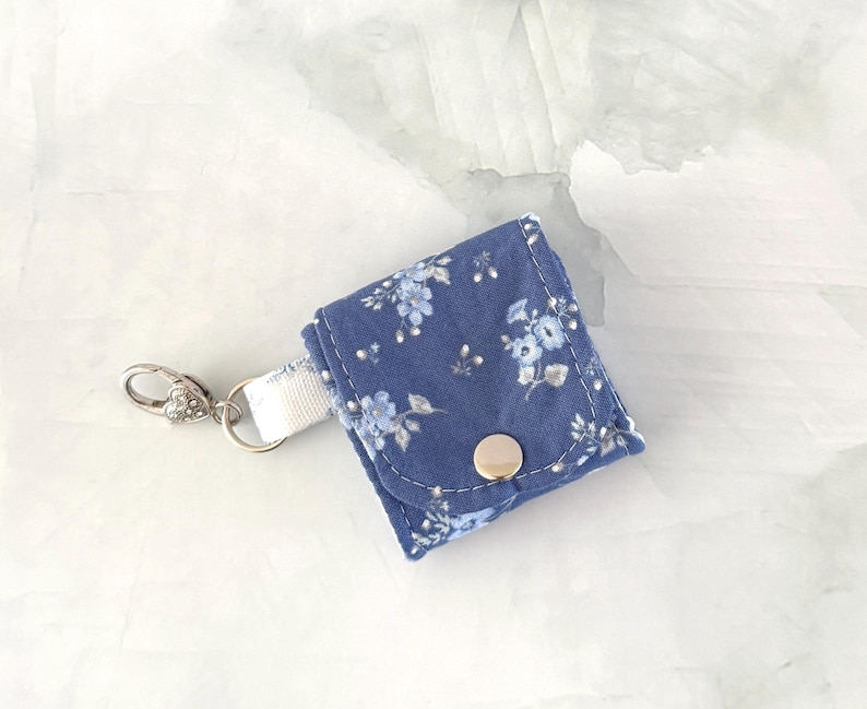 Jewelry Travel Organizer Roll Case Cotton Fabric Snap Closure Pouch Storage Accessory Holder Bag Compact Trip Essentials Bridesmaid Gift Gym bild 8
