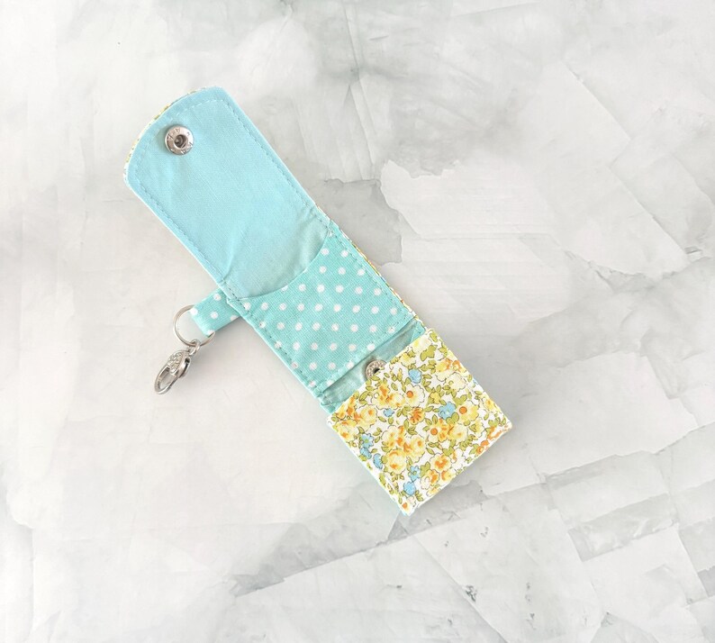 Jewelry Travel Organizer Roll Case Cotton Fabric Snap Closure Pouch Storage Accessory Holder Bag Compact Trip Essentials Bridesmaid Gift Gym bild 7
