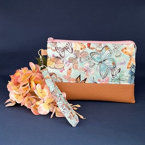 Monedero de pulsera, monedero, monedero de pulsera para teléfono, bolso de mano, monedero de mariposa, minibolso, regalo para amantes de las mariposas