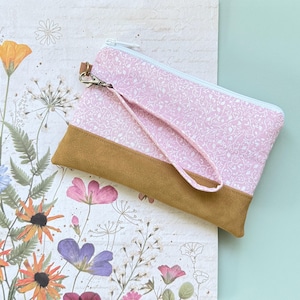 Monedero de pulsera, monedero de pulsera, monedero de pulsera para teléfono, cartera de mano de piel sintética, monedero pequeño con forma de pájaro y corazón rosa, monedero de primavera, regalo para ella