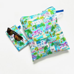 Waterproof Wet Bag & Sunglass Case: Beach Accessory Set