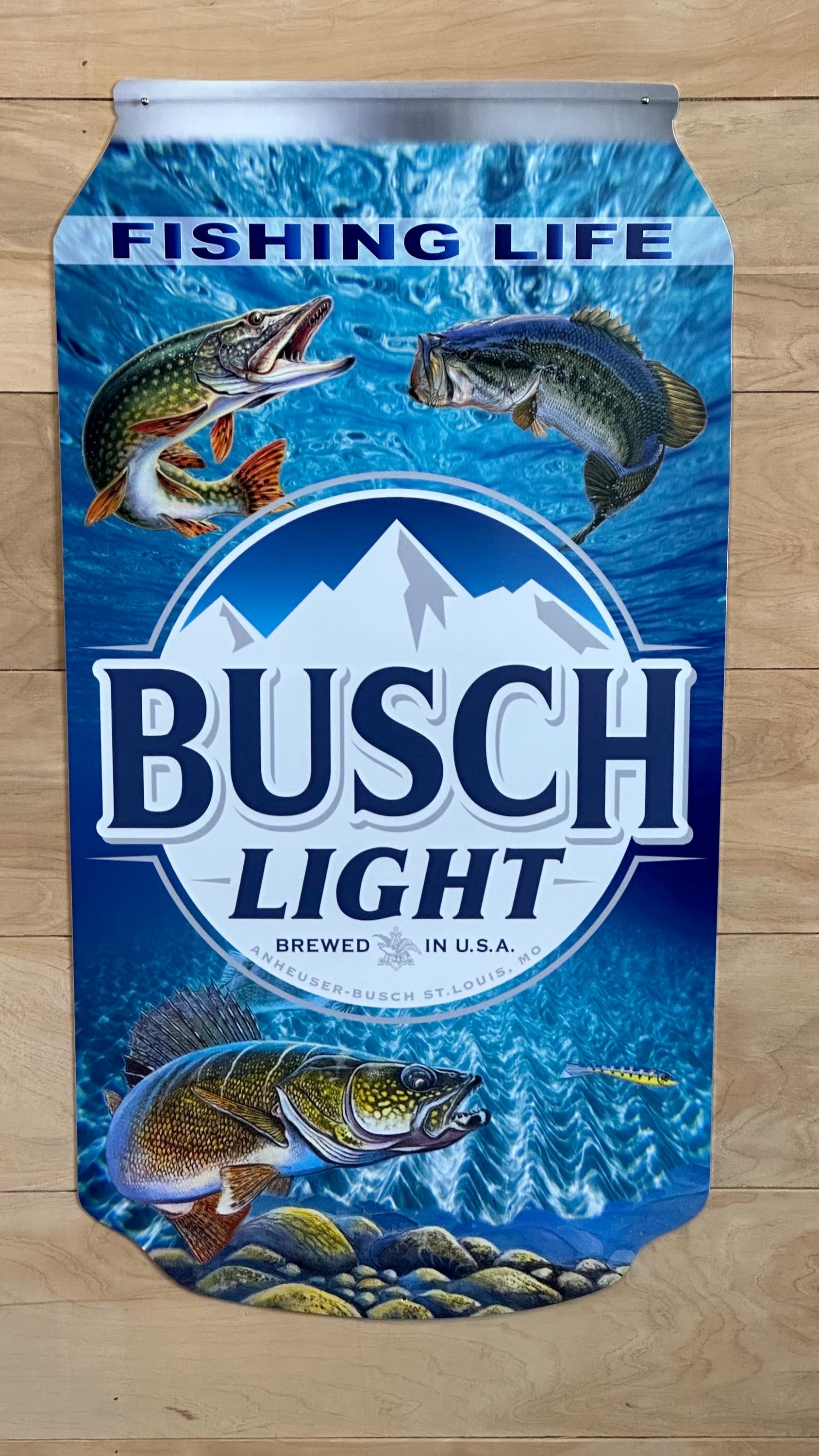 Busch Light Sign Fishing - Etsy