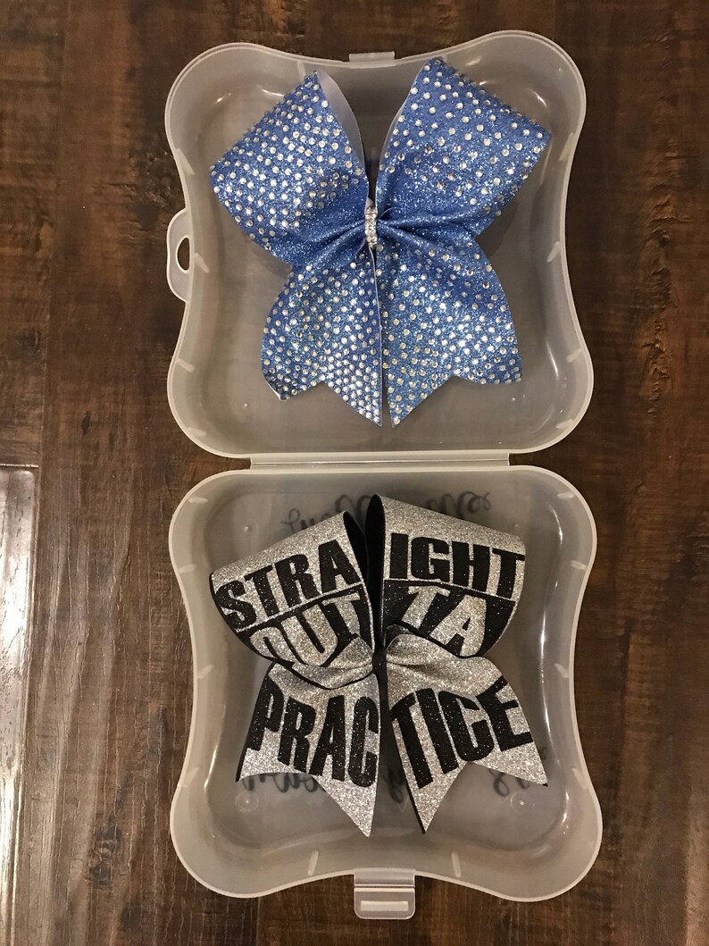 Cheer bow box bow holder bow box box for bows cheer Etsy