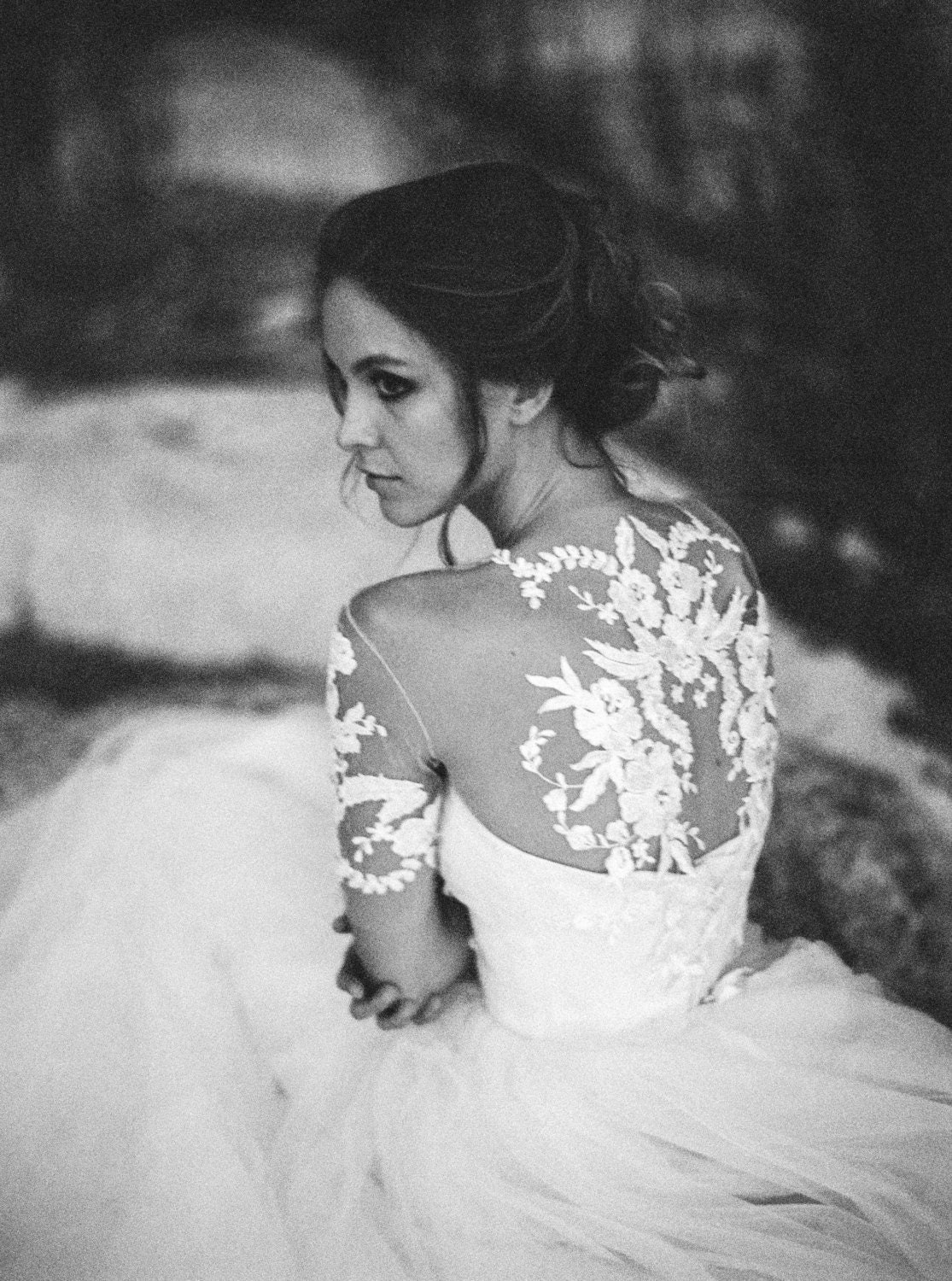 Lace Applique Tulle Bridal Bolero Ivory Lace Bolero Wedding - Etsy