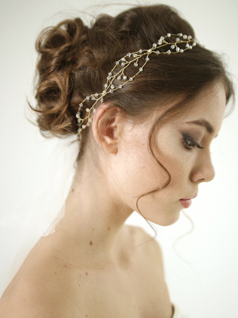 Boho haarsieraad voor bruiden
