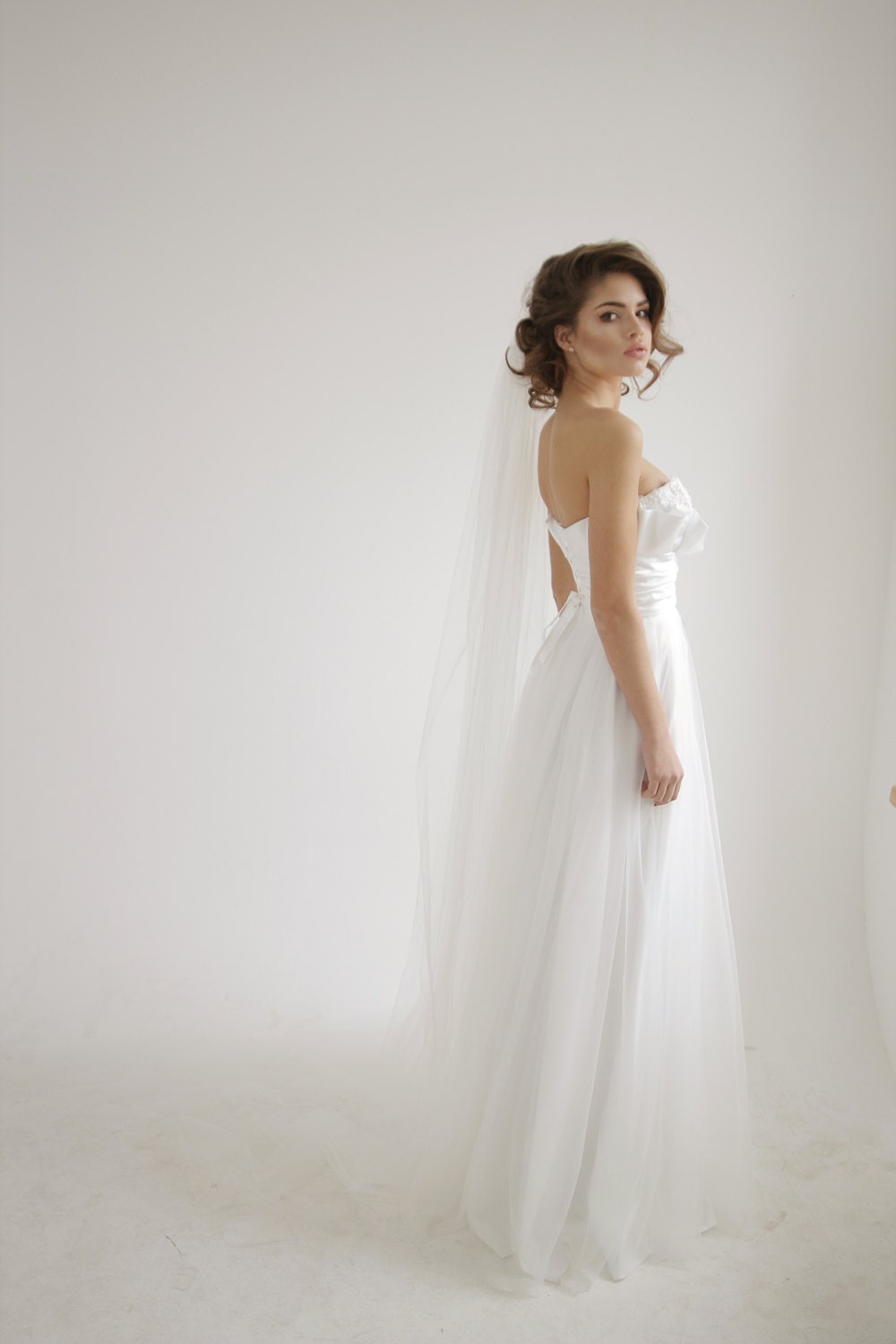 simple wedding veil styles