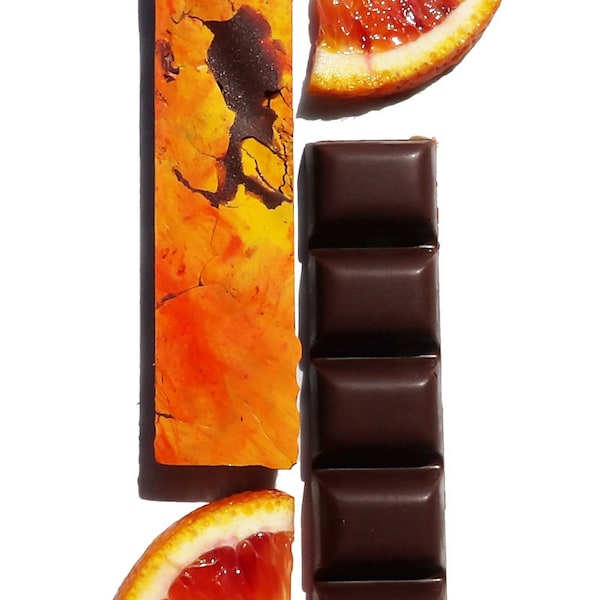 Blood Orange Filled Chocolate Bar