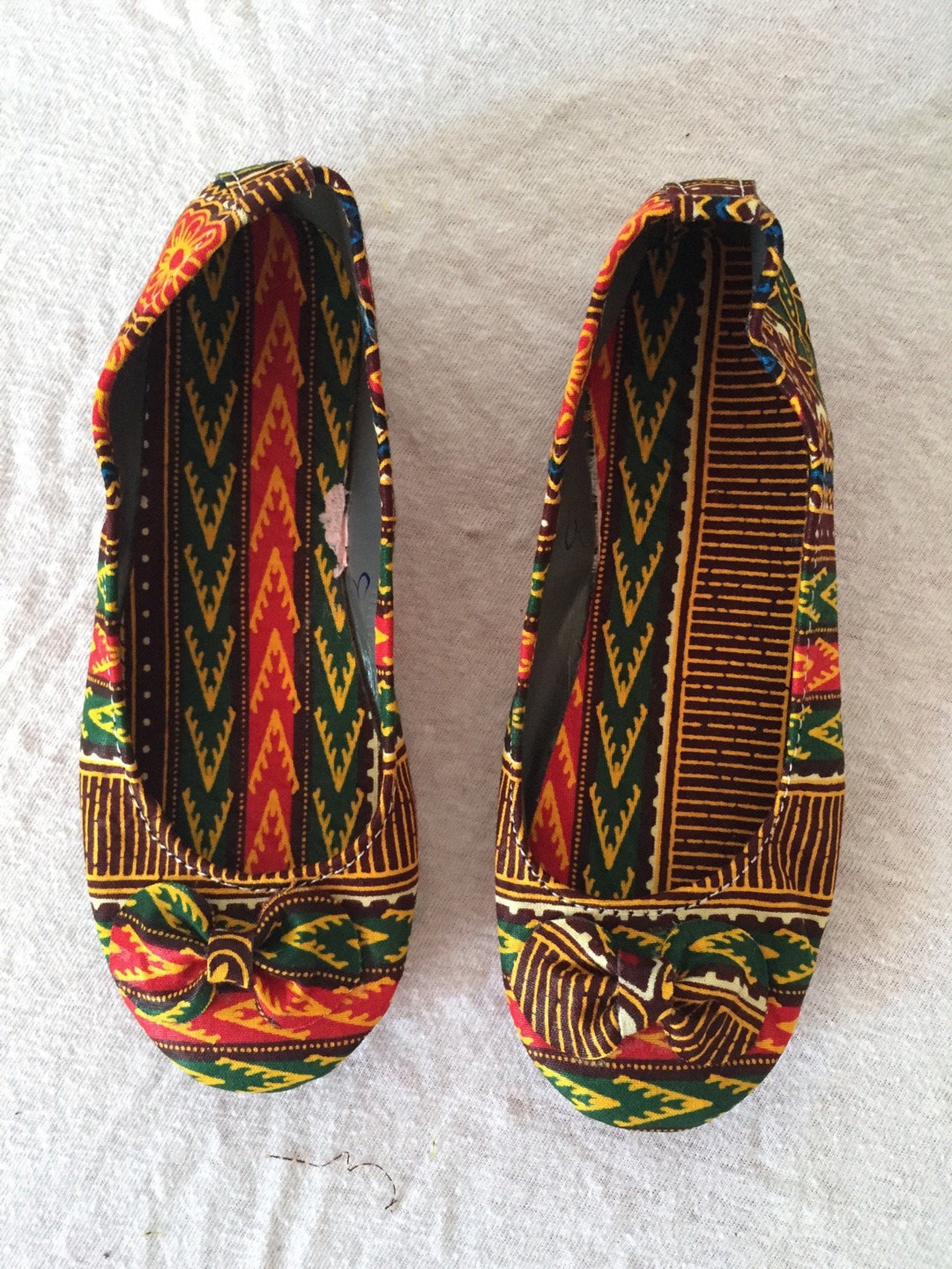 ballet flats size 29 dashiki pattern