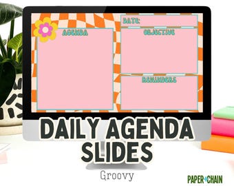 Classroom Daily Agenda Slides, Groovy